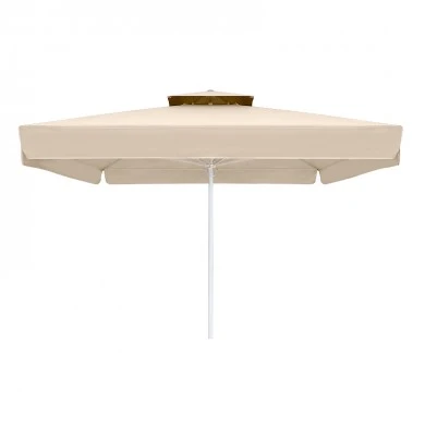 Juno Megapap professional umbrella aluminium frame fabric in ecru color 4x4m