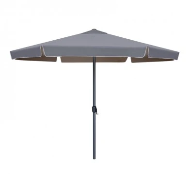 Capri Megapap aluminium frame umbrella fabric in anthracite color Ø3m.