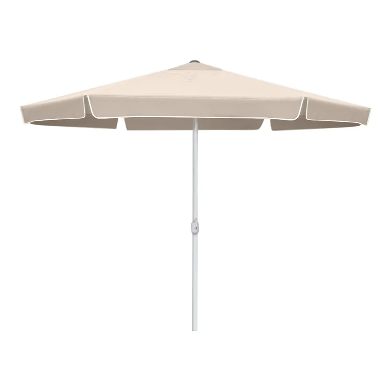 Capri Megapap aluminium frame umbrella fabric in ecru color Ø3m.