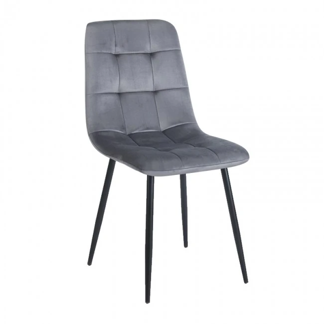 OSCAR GREY VELVET ΥΦΑΣΜΑ ΚΑΡΕΚΛΑ ΜΕΤΑΛΛΙΚΗ