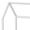 Bambie children&#039;s bed with railing Montessori type pakoworld pine wood in white shade 70x140cm