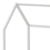 Montessori-style Callan children&#039;s bed with rails pakoworld pine wood in white color 90x190cm