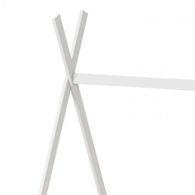 Lalitto children&#039;s bed with Montessori-style storage pakoworld pine wood in white shade 90x190cm