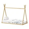 Montessori style Lilly children&#039;s bed pakoworld natural shade pine wood 90x190cm