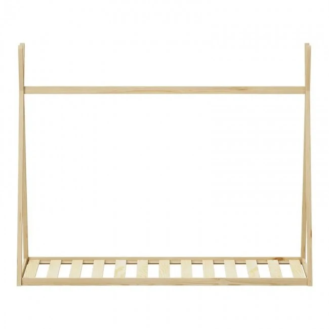 Montessori style Lilly children&#039;s bed pakoworld natural shade pine wood 90x190cm