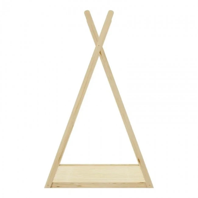 Montessori style Lilly children&#039;s bed pakoworld natural shade pine wood 90x190cm