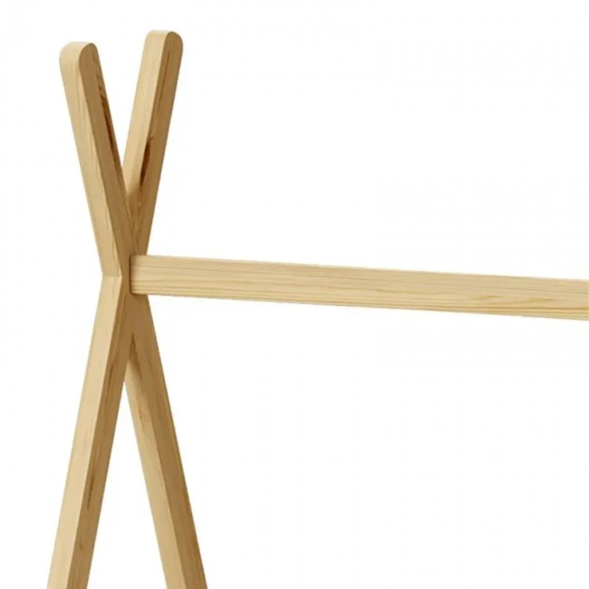 Montessori style Lilly children&#039;s bed pakoworld natural shade pine wood 90x190cm