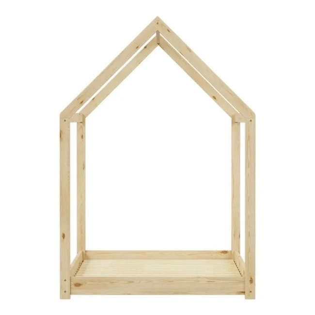 Παιδικό κρεβάτι Nino τ. Montessori pakoworld ξύλο πεύκου σε φυσική απόχρωση 90x190εκ