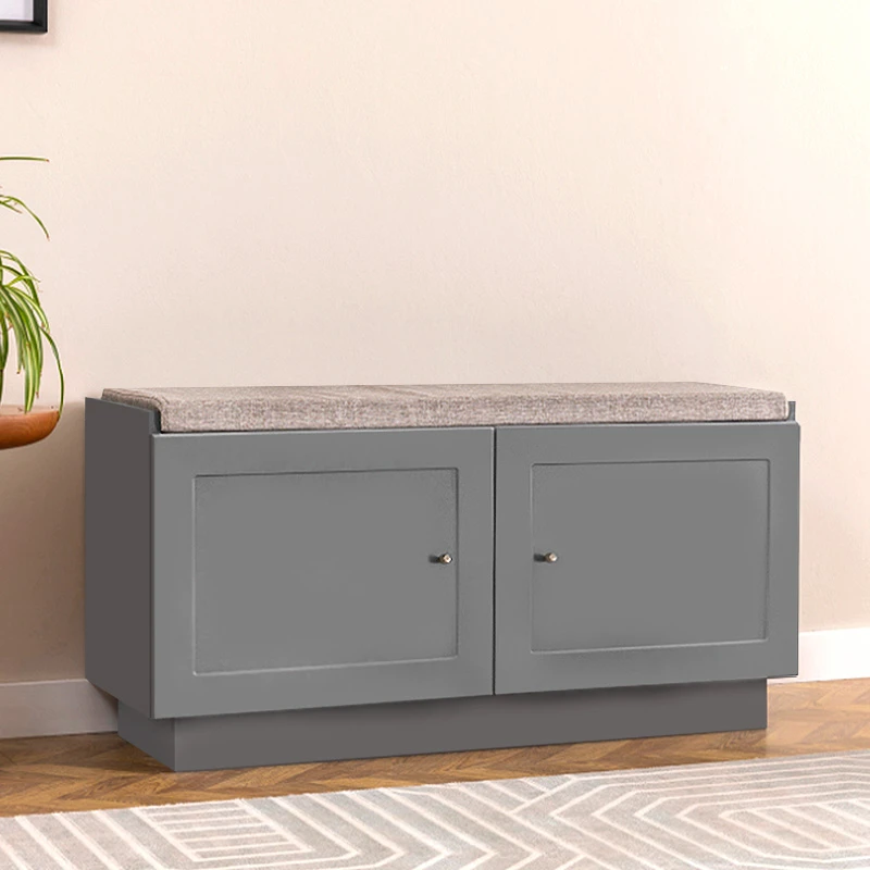 Henry Megapap shoe cabinet in anthracite color 100x33x49cm.