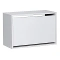 Step Megapap shoe rack of 6 pairs in white color 60x30x42cm..