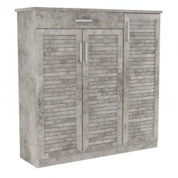 Shoe cabinet Sante pakoworld 30 pairs antique anthracite 120x37x123cm Shoe cabinet Sante pakoworld 30 pairs antique anthracite 120x37x123cm