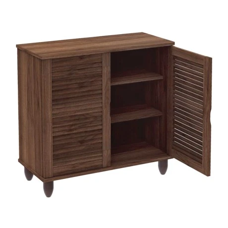 Παπουτσοθήκη MDF χρώμα καρυδί 77x33x70εκ.