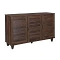 Παπουτσοθήκη 3 Πόρτες Απόχρωση Καρυδί 110x33x77cm
