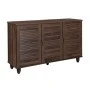 Παπουτσοθήκη MDF χρώμα καρυδί 110x33x77εκ.