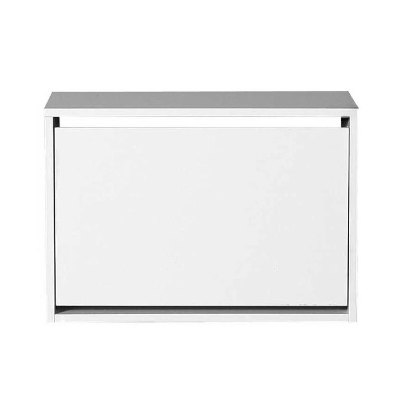 Step Megapap shoe rack of 6 pairs in white color 60x30x42cm..