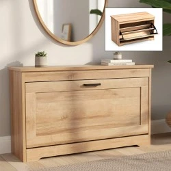 Παπουτσοθήκη MDF χρώμα sonoma 80x30x46εκ. Παπουτσοθήκη MDF χρώμα sonoma 80x30x46εκ.