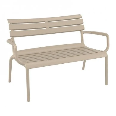 PARIS ΚΑΝΑΠΕΣ TAUPE 116X70X75εκ. ΠΟΛ/ΝΙΟΥ