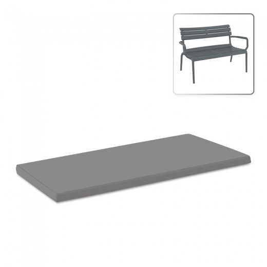 PARIS ΜΑΞΙΛΑΡΙ ΚΑΝΑΠΕ 100Χ50Χ5εκ. DARK GREY