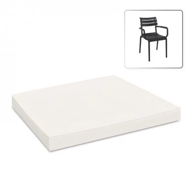 PARIS ΜΑΞΙΛΑΡΙ LOUNGE ΠΟΛ/ΝΑΣ 50Χ48Χ5εκ. ΕΚΡΟΥ