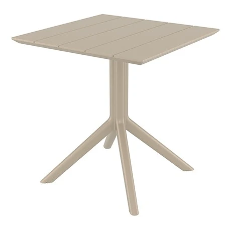PARIS TAUPE 80X80X74εκ. ΤΡΑΠΕΖΙ ΠΟΛ/ΝΙΟΥ
