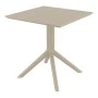 PARIS TAUPE 80X80X74εκ. ΤΡΑΠΕΖΙ ΠΟΛ/ΝΙΟΥ