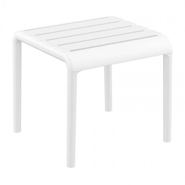 PARIS WHITE ΤΡΑΠΕΖΙ 42X41X40εκ. ΠΟΛ/ΝΙΟΥ