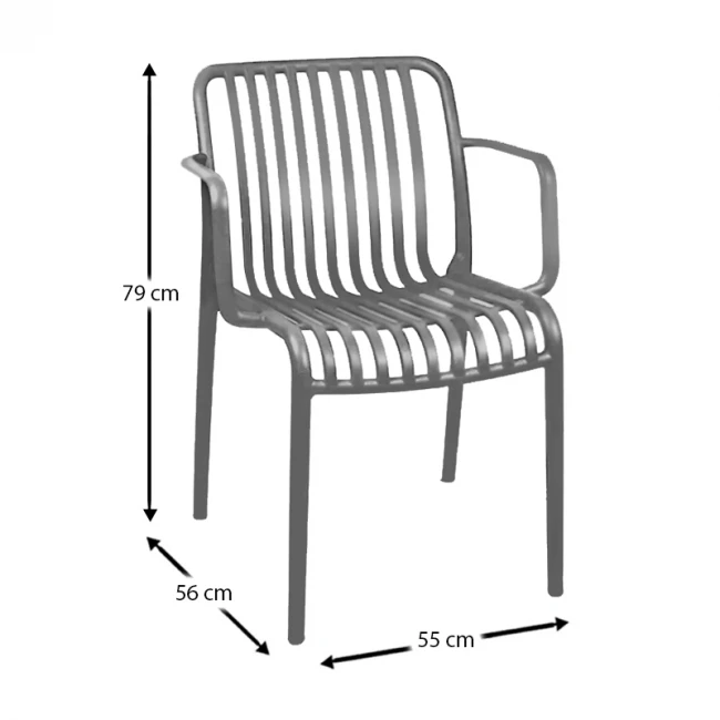 PARMA-S DARK GREY ΠΟΛΥΘΡΟΝΑ ΠΟΛ/ΝΙΟΥ