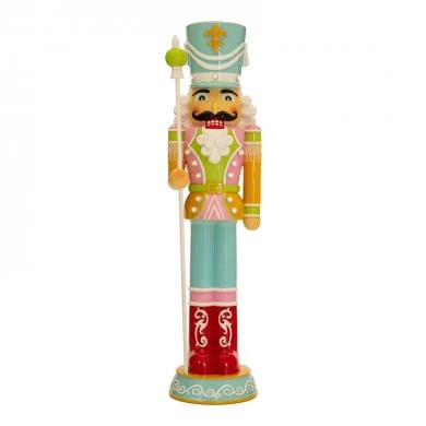 PASTEL NUTCRACKER W LED LIGHT 47X44X156CM