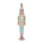 PASTEL RESIN NUTCRACKER 15X13X68CM