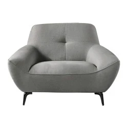 PEDRO Armchair Fabric Grey PEDRO Armchair Fabric Grey