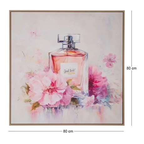 PERFUME ΠΙΝΑΚΑΣ ΤΥΠΩΜΕΝΟΣ ΣΕ ΚΑΜΒΑ ΜΕ ΚΟΡΝΙΖΑ 80Χ80ΕΚ