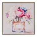 PERFUME ΠΙΝΑΚΑΣ ΤΥΠΩΜΕΝΟΣ ΣΕ ΚΑΜΒΑ ΜΕ ΚΟΡΝΙΖΑ 80Χ80ΕΚ