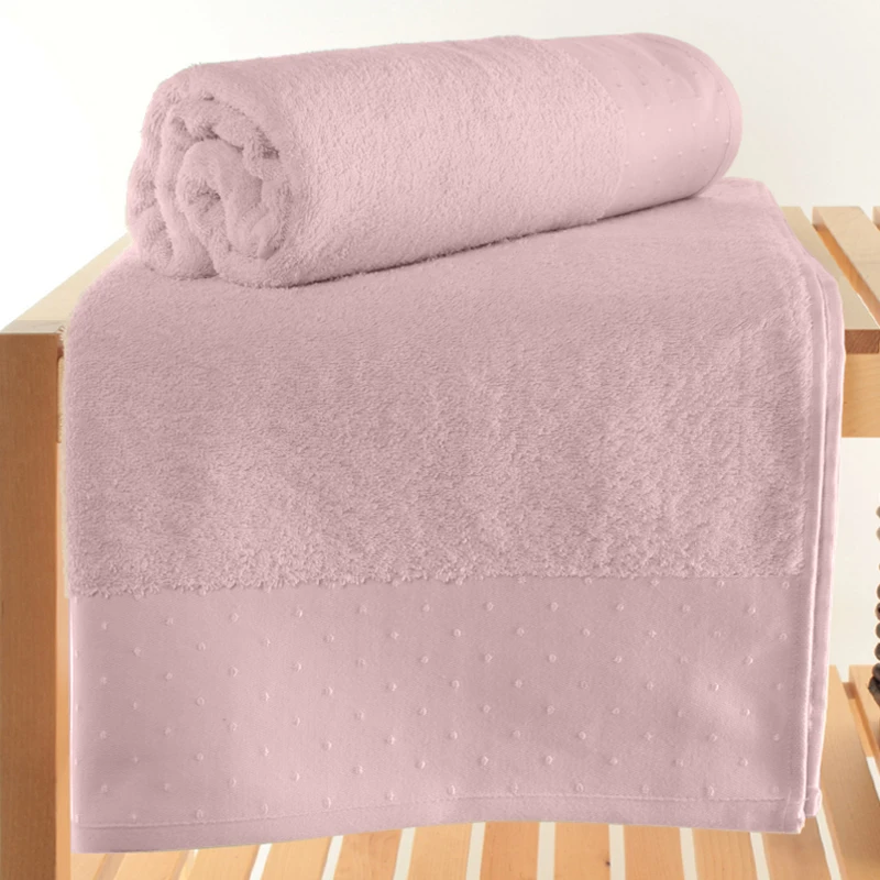 Pitircik bath towels set of 2 pcs 510gr/m²  pink color