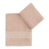 Πετσέτες προσώπου - μπάνιου Dora Capa Home σετ 2 τμχ 450gr/m² χρώμα cappuccino