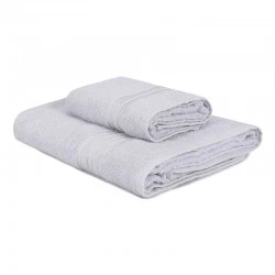 Πετσέτες προσώπου - μπάνιου Dora Capa Home σετ 2 τμχ 450gr/m² χρώμα γκρι Πετσέτες προσώπου - μπάνιου Dora Capa Home σετ 2 τμχ 450gr/m² χρώμα γκρι
