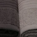 Rainbow bath towels set of 4 pcs 500gr/m² shades black