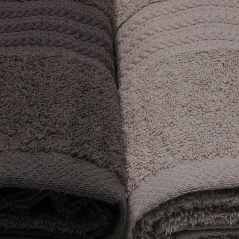 Rainbow bath towels set of 4 pcs 500gr/m² shades black
