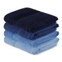 Rainbow bath towels set of 4 pcs 500gr/m² shades blue