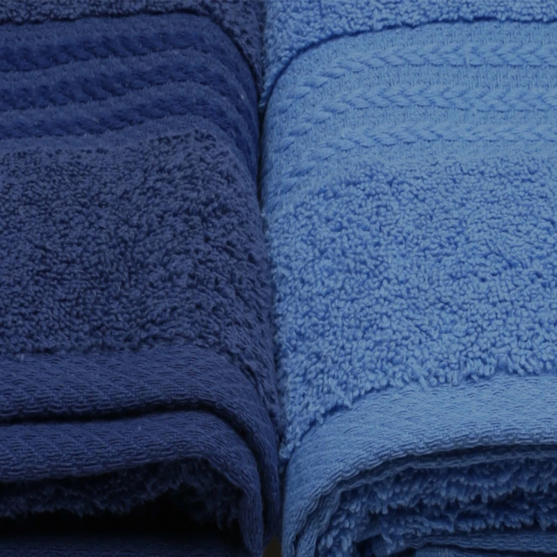 Rainbow bath towels set of 4 pcs 500gr/m² shades blue