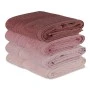 Rainbow bath towels set of 4 pcs 500gr/m² shades pink