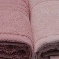 Rainbow bath towels set of 4 pcs 500gr/m² shades pink