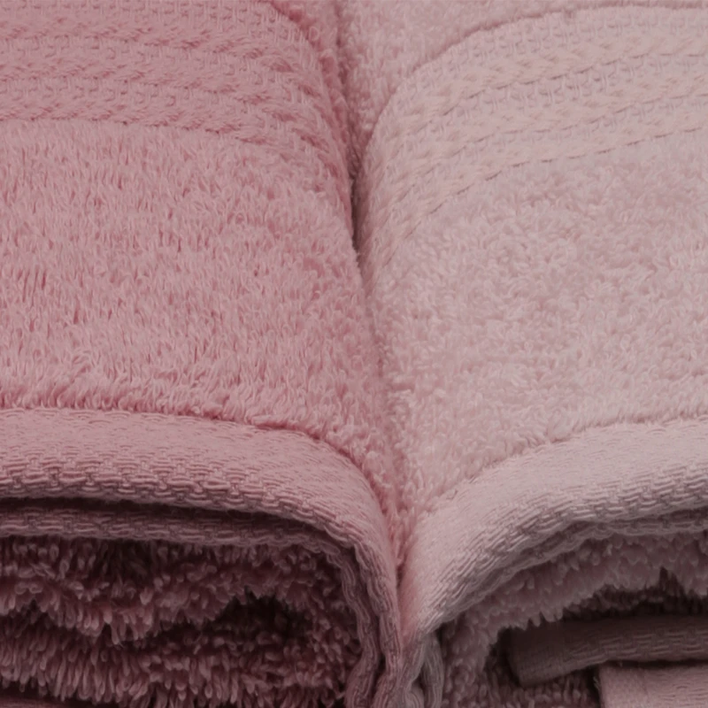 Rainbow bath towels set of 4 pcs 500gr/m² shades pink