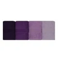 Rainbow bath towels set of 4 pcs 500gr/m² shades purple