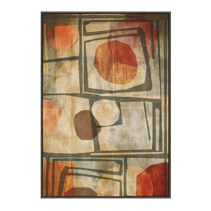 FRAMED PRINT ON CANVAS 100X70 CM ABSTRACT THEME