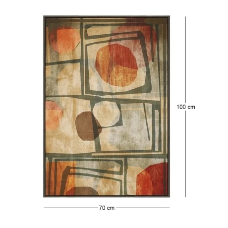 FRAMED PRINT ON CANVAS 100X70 CM ABSTRACT THEME
