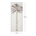 FRAMED PRINT ON CANVAS 40X100 CM PALM TREE