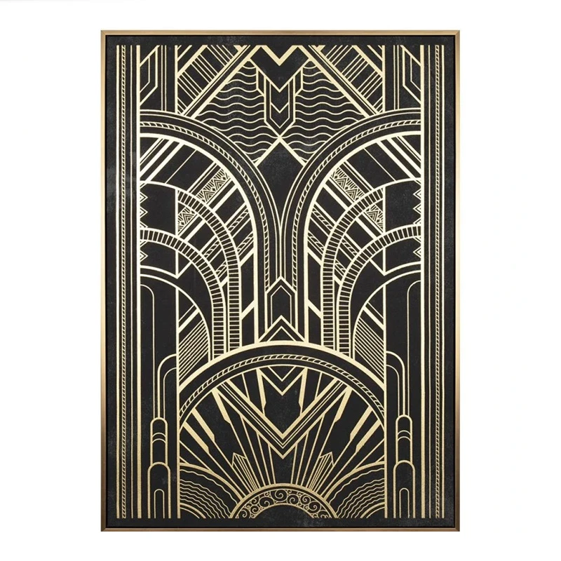 ΠΙΝΑΚΑΣ 70Χ100 ΕΚ ART DECO ΘΕΜΑ ΤΥΠΩΜΑ ΣΕ ΚΑΜΒΑ