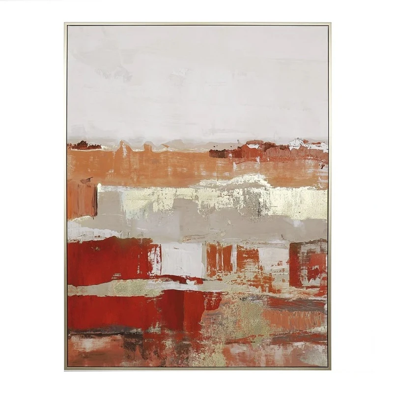 FRAMED PRINT ON CANVAS 90X120 CM ABSTRACT THEME
