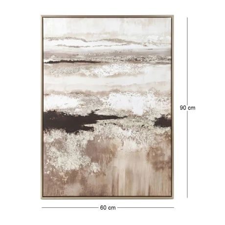 PAINTING OF AN ABSTRACT LANDSCAPE WITH FRAME 60X90 CM