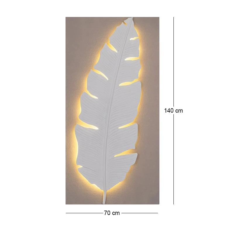 ΠΙΝΑΚΑΣ FEATHER ΕΛΑΙΟΓΡΑΦΙΑ WITH LED LIGHT ΣΕ ΤΥΠΩΜΕΝΟ ΚΑΜΒΑ 70Χ140ΕΚ